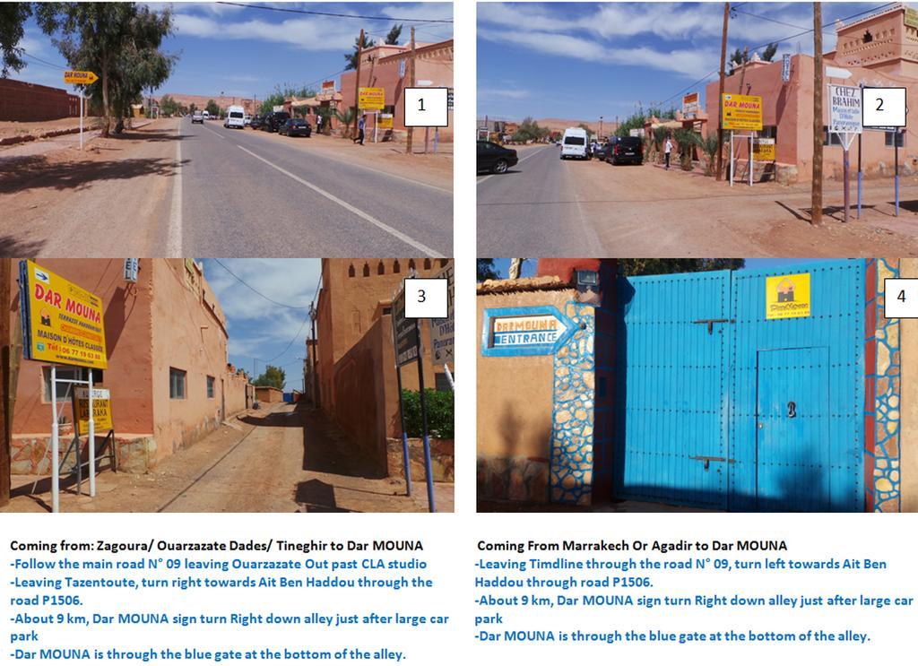 Dar Mouna Ait-Ben-Haddou Eksteriør billede